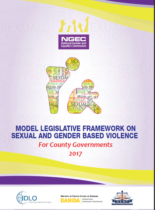 NGEC MODEL LEGISLATIVE FRAMEWORK ON GBV FOR COUNTY GOVTS