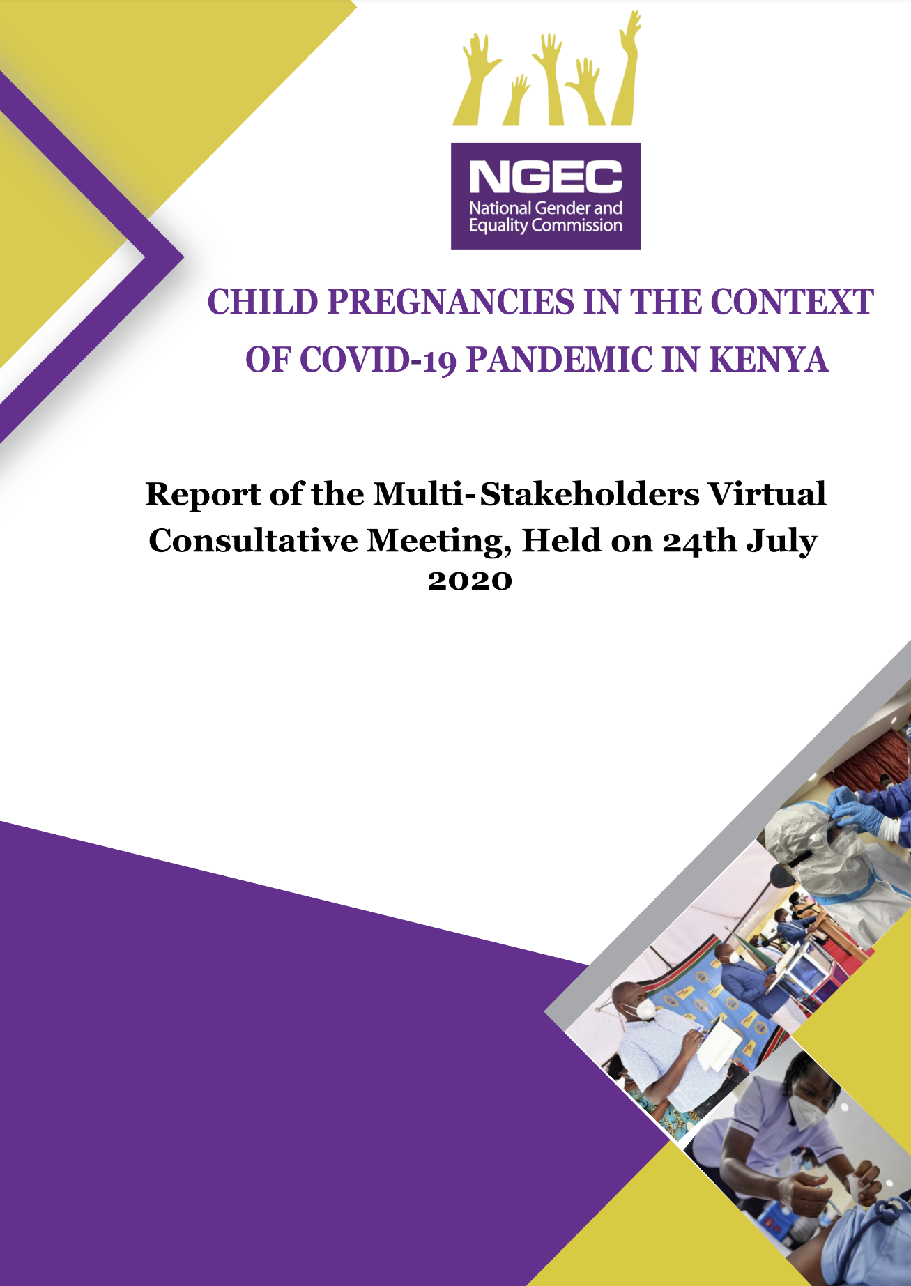 CHILD PREGNANCIES IN THE CONTEXT OF COVID-19 PANDEMIC IN KENYA