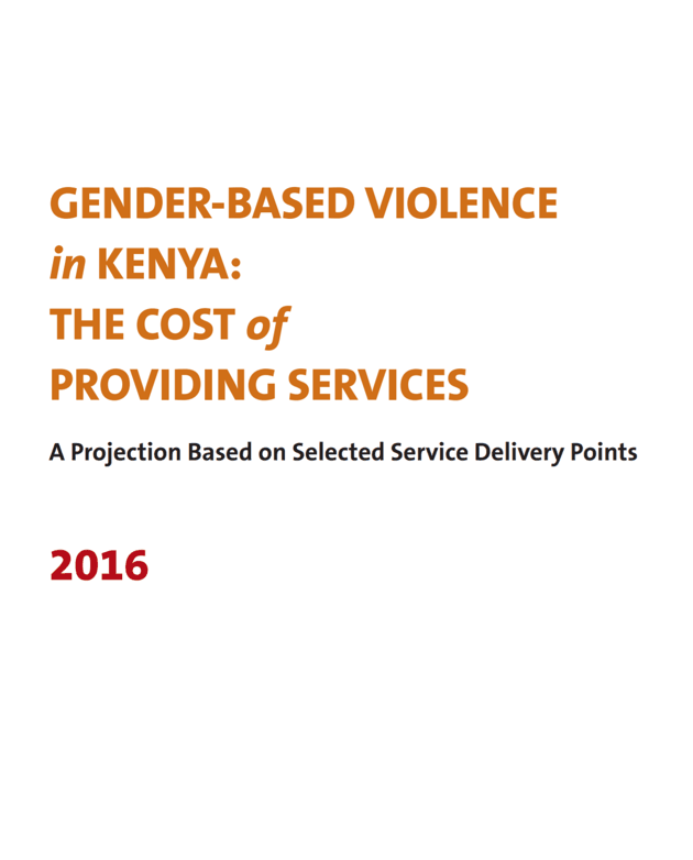 GBV : The Economic Burden on Survivors and Service Provision