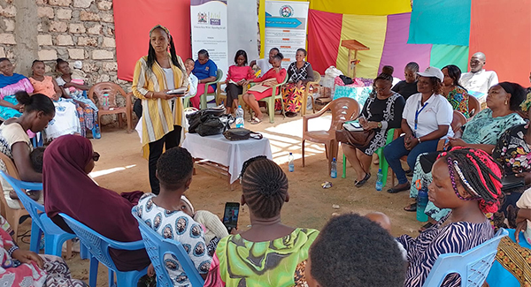Empowering Hope: 100 Young Mothers and GBV Survivors Supported in Kibarani